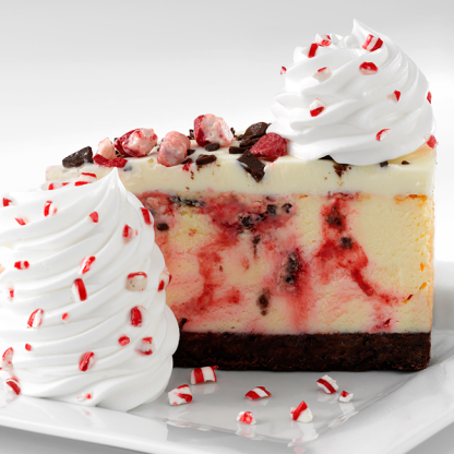 Peppermint Bark Cheesecake (Seasonal)