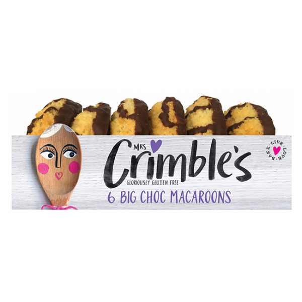 Mrs. Crimbles Macaroons, 6 pack, Chocolate